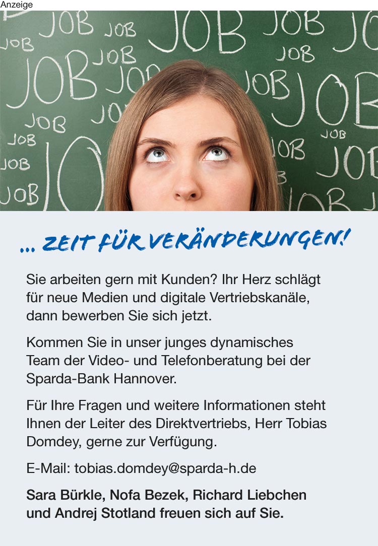 Neue Gesichter bei uns im Videoberatungsteam - Sparda Bank Hannover Blog